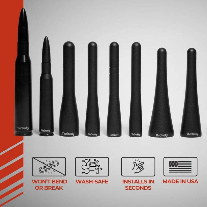[AUSTRALIA] - CravenSpeed Stubby Antenna Compatible with Ford F-150 2009-2024 | 3.2 Inches | Short Antenna Replacement | Made in The USA 