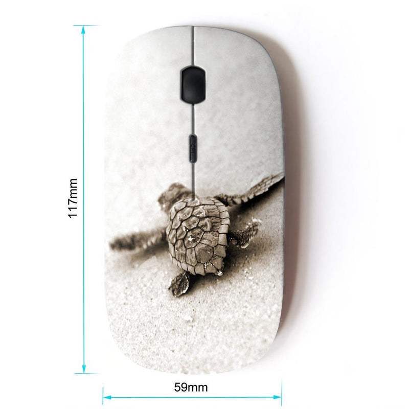 KOOLmouse [ Optical 2.4G Wireless Mouse ] [ Turtle Baby Tortoise Sand Nature Animal ]