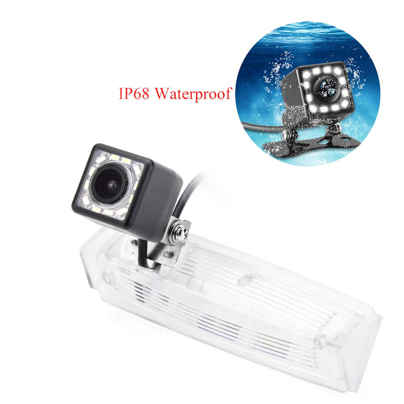 12 LED Adjustable Angle Car Rear View Camera for Lexus IS300 IS200 ES300 ES330 GS300 GS400 GS430 LS430 HS250h CT200h &Vehicle Camera Waterproof Reversing Backup Camera (12 LED Adjustable Angle) 12 LED Adjustable Angle