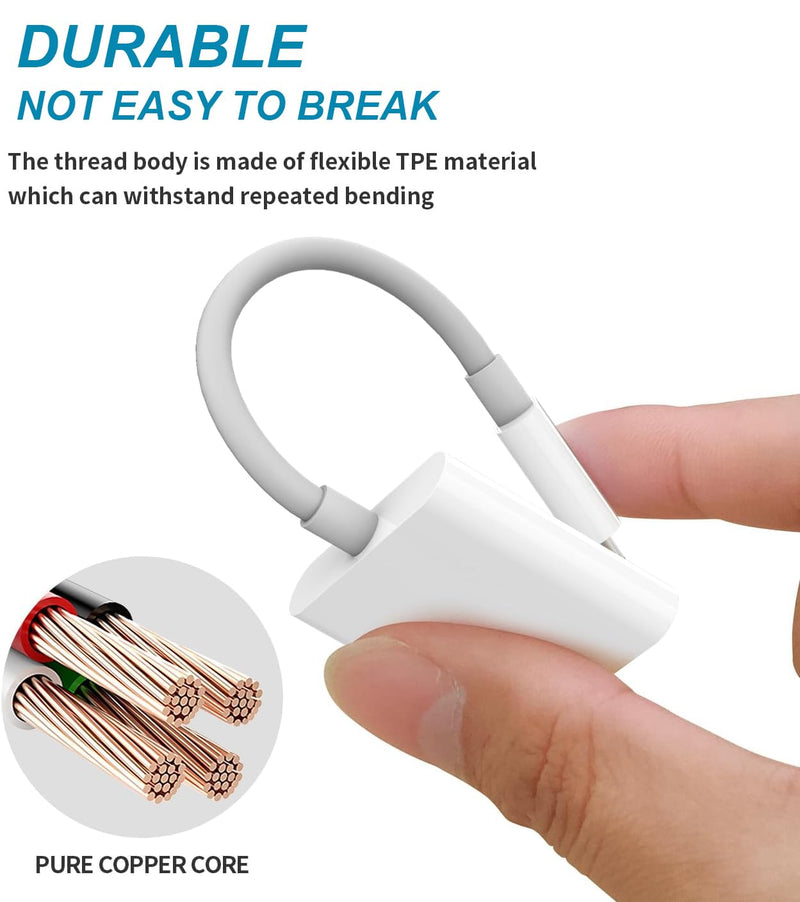 Lightning to SD Card Reader for iPhone, Lightning Camera Adapter Trail Camera Viewer SD Card Camera Memory Card Adapter Compatible with iPhone 14/13/12/11/XS/XR/X/8/7/iPad, Plug and Play White