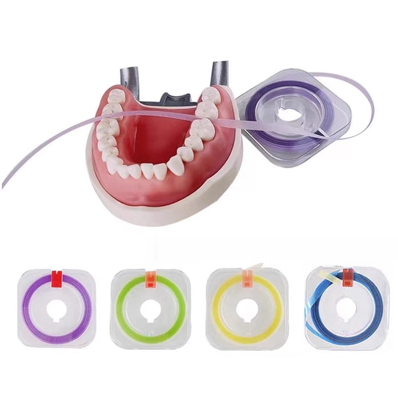 COZERI 4 Rolls Tooth Sandpaper Polishing Strips for Teeth Polishing, Tartar Remover for Spaces, Dental Polisher for Teeth, Dental Polish and Plaque Removal