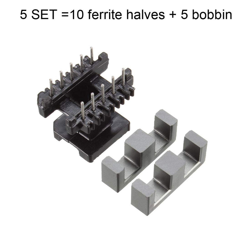 [AUSTRALIA] - sourcing map Transformer Coils Ferrite Core Vertical Ferrite Halves and Coil Set 5 Sets EE25 