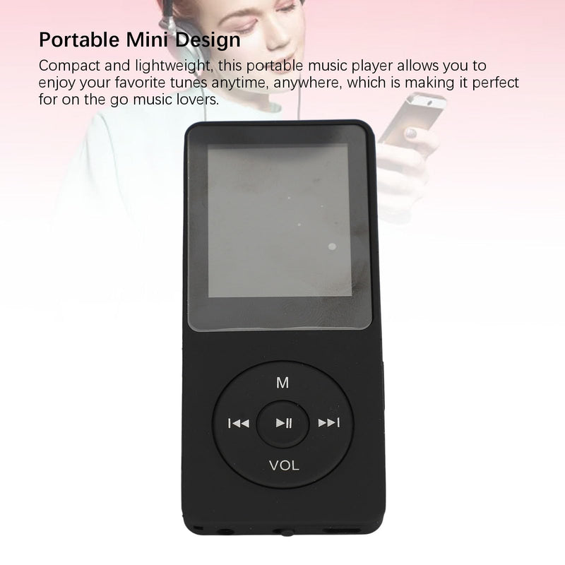 MP3 Player with Bluetooth, HiFi Sound Portable Music Player with Earphones, Music Device Mp4 MP3 Player for Kids