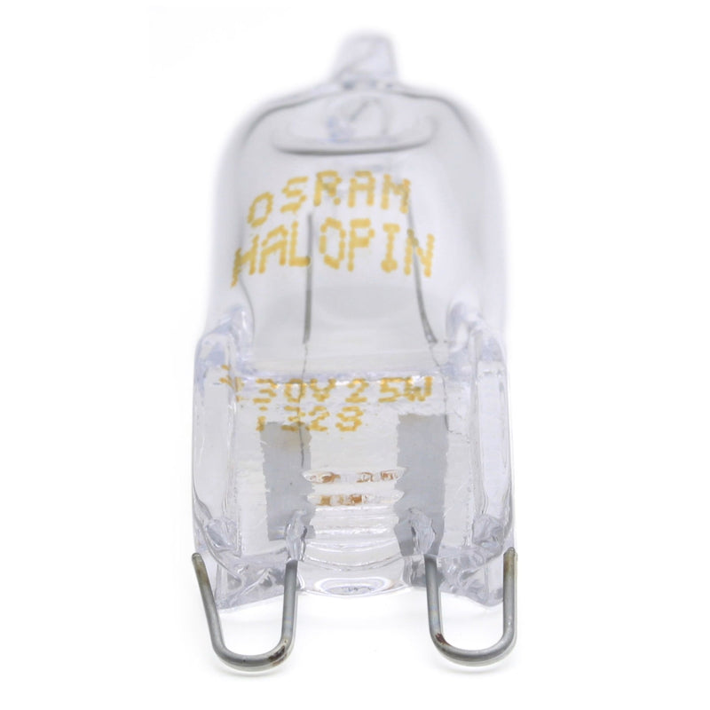 [AUSTRALIA] - OSRAM Halopin Special Oven Bulb, 230v 25w G9 Halogen Capsule, Used By BOSCH NEFF SIEMENS DELONGHI OCEAN FAGOR For Cooker And Microwave Oven Applications, High Temperature Tolerant, *SEE NOTE 