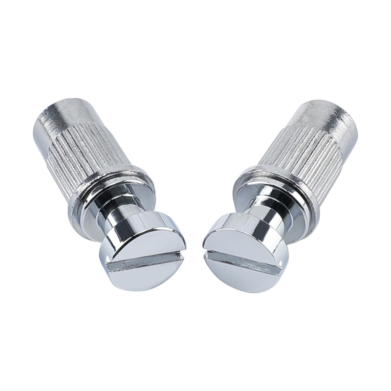 [AUSTRALIA] - Electric Guitar Bridge Tailpiece Studs Anchors M8 Metric Thread Mounting Studs and Inserts Bushings Compatible with Les Paul Lp Ep Style Electric Guitar Bridges Parts Replacement Chrome 