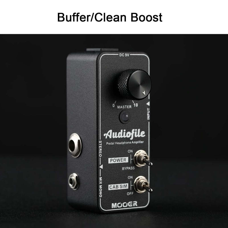 [AUSTRALIA] - MOOER Audiofile Guitar Headphone Amp Analog, Access to Effects Circuits, Buffer/Clean Boost for Electric Guitar/Bass 