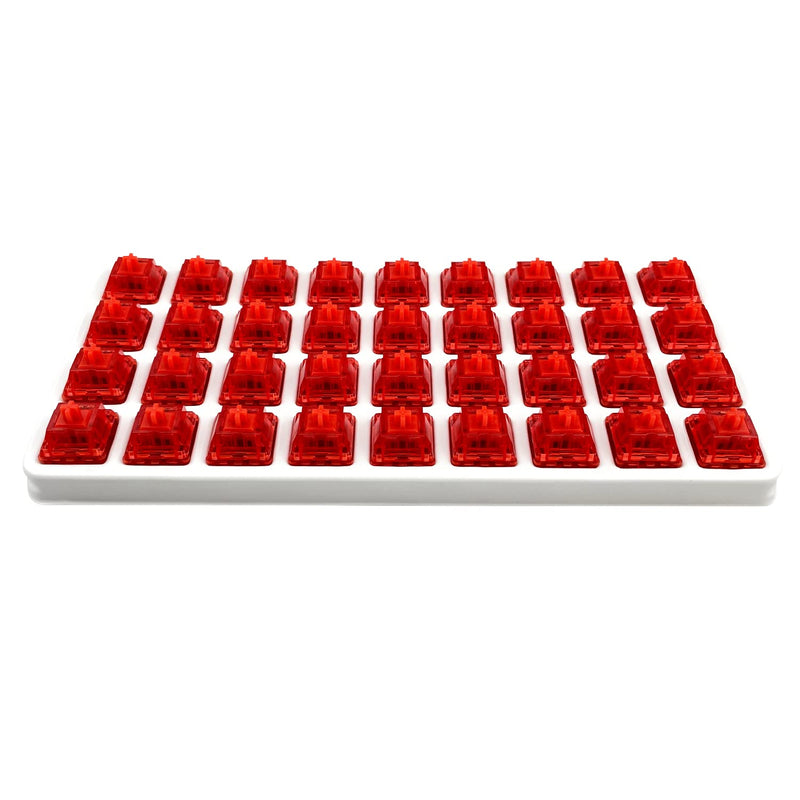 Gateron Ink v2 Switches 5pin RGB Linear Switch for DIY Mechanical Keyboards (35PCS, Red Ink) 35pcs