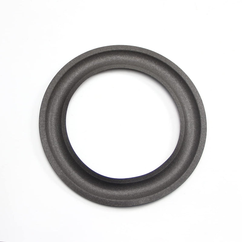 Fielect 2Pcs 6.5inch Foam Speaker Edge Subwoofer Surround Rings Edge Replacement Kit for Speaker Repair or DIY Black 6.5inch /165mm