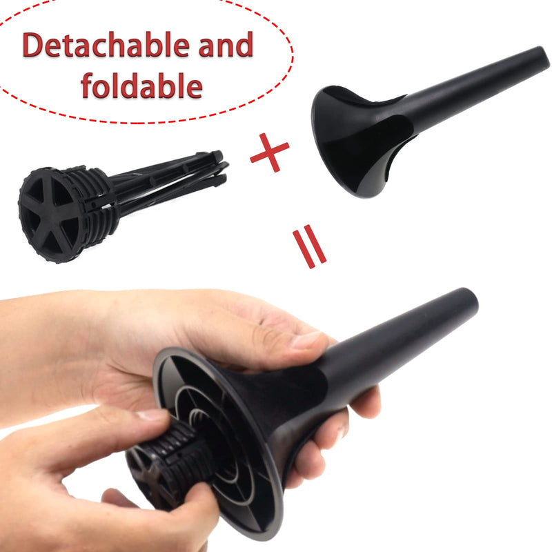 [AUSTRALIA] - Portable 5-Leg Trumpet Stand Holder, Fordable Black Metal Leg Base Trumpet Stand with Protective Felts, Trumpet Insturment Stand Accessories 
