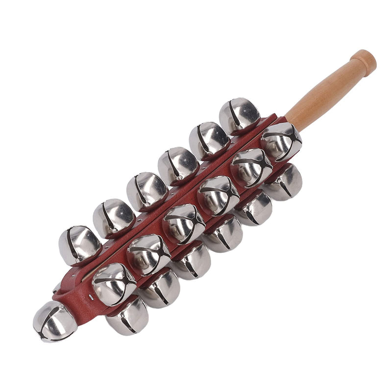 Tnfeeon Jingle Stick, Musical Instrument Wooden Handle Toy for for Kindergarten