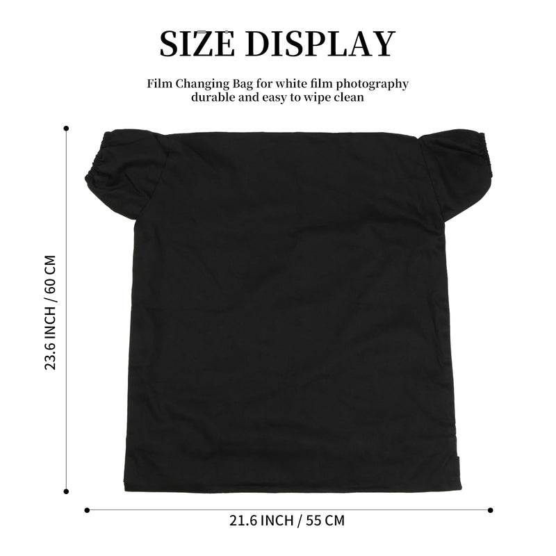 [AUSTRALIA] - Film Changing Developing Darkroom Bag 23.6"x21.6" Anti-static Material Darkroom Zipper Bag Double Layer for Film Replacement Film Development Professional Film Photography Supplies 