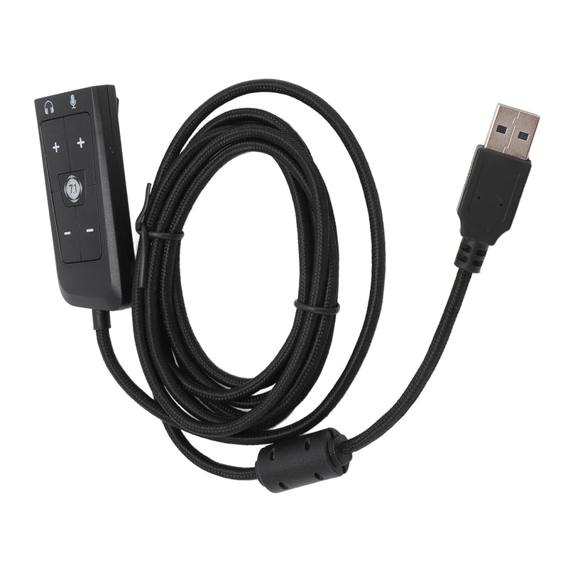 USB Sound USB to 3.5mm Jack Audio Adapter, USB Sound Card USB to 3.5mm Jack Audio Adapter, USB Adapter for HyperX Cloud II, for PS5, for Series X S, for One