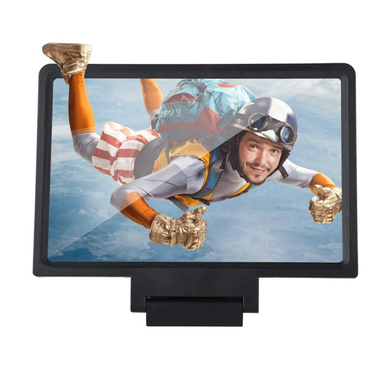 [AUSTRALIA] - ASHATA 19.56" Screen Magnifier for Smartphone, HD Mobile Phone Screen Magnifier, No Power Drive, Movie Video Expandable HD Screen for Watching Movies Videos (Black) 