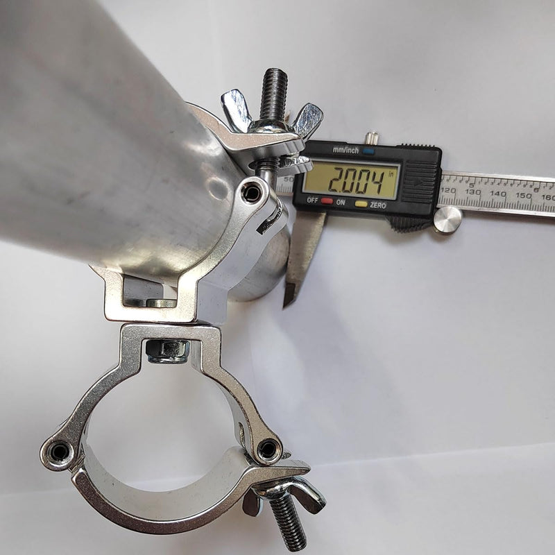 [AUSTRALIA] - 2Inch Lighting Truss Swivel Coupler Clamp Aluminum Alloy Stage Light Clamp Heavy Duty 220Lbs Fit Pipe 48-51mm/1.89-2 Inch F34 