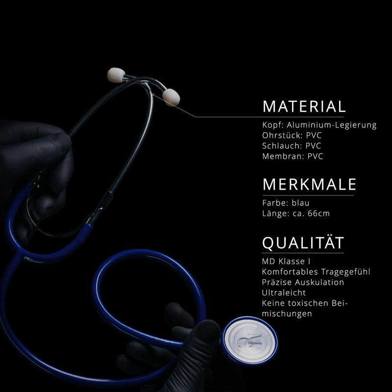 Flat-Headed Stethoscope Ultra-Lightweight Super Acoustics Various Colours