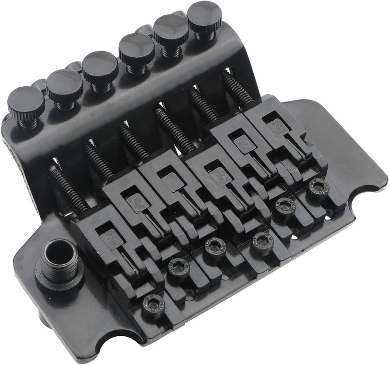 [AUSTRALIA] - Black Electric Guitar Tremolo Bridge with Bar Double Strat Locking for Floyd Rose Type black 