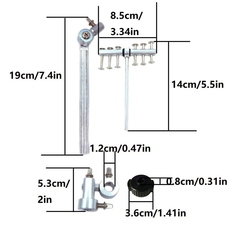 Cymbal Sizzler Sustain Device Metal Adjustable Cymbal Hiss Sound Effect Sounder for Cymbal Stand Jazz Drum Set Percussion Drum Kit Cymbal Accessories