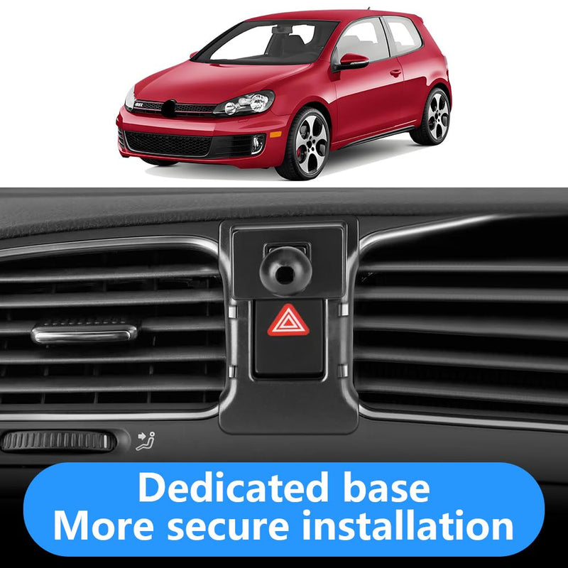 Car Phone Holder for Volkswagen Golf 2010 2011 2012 2013 2014 and VW Golf GTI 2010-2014 Auto Interior Accessories Best Cell Phones Mount Cellphone Mobile Cradle Charging Navigation Screen Stand for 2010-2014 VW Golf & VW Golf GTI
