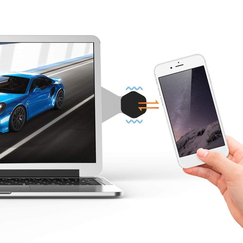 xcivi Monitor Side Mount Magnetic Bracket Laptop Duo Screen Mount - Mount Your Smartphone to Your Laptop (Sliver) Sliver