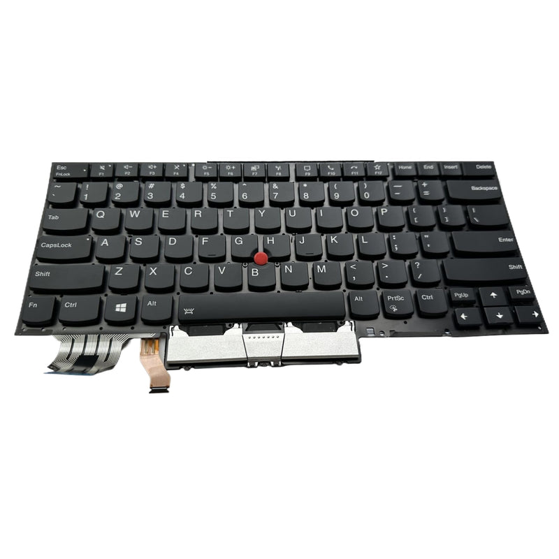 Laptop Replacement US Layout with Backlit Keyboard for Lenovo ThinkPad X1 Carbon Gen 7th 2019 X1 Carbon Gen 8th 2020 Type 20QD 20QE 20R1 20R2 X1 Yoga Gen 4 2019 & X1 Yoga Gen 5 2020 CS19BL-84US