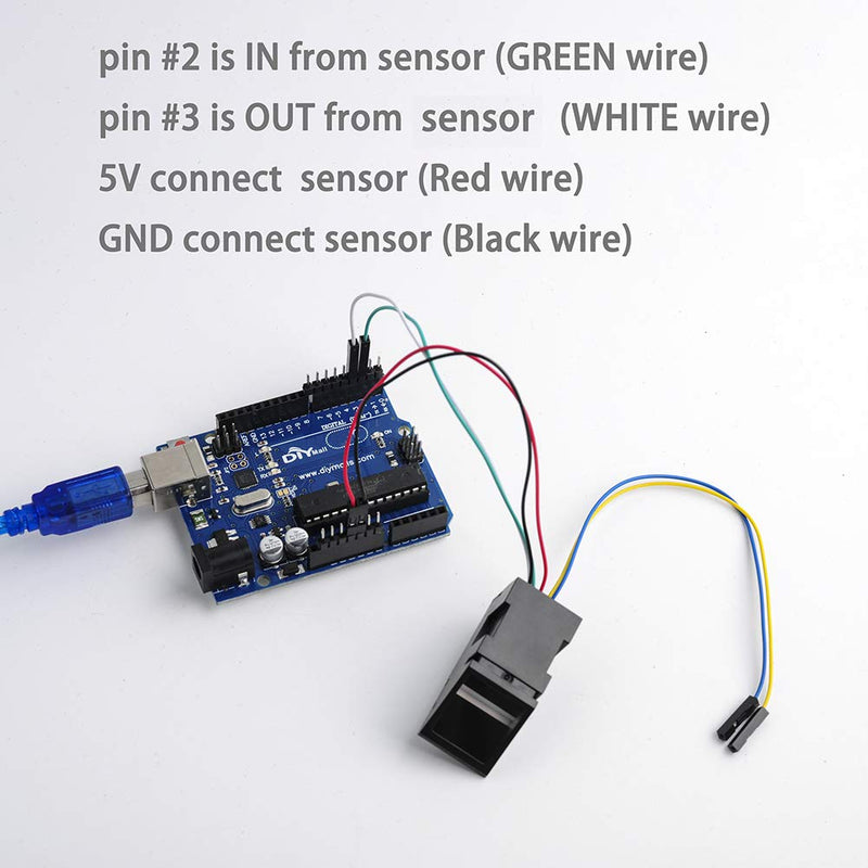 Optical Fingerprint Reader Sensor Module Door Lock Access Control Red Light for Arduino Mega2560 UNO R3 Geekstory