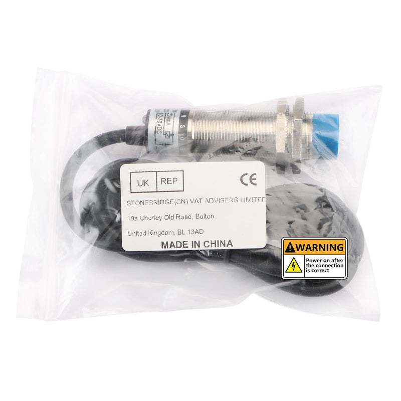 Inductive Proximity Sensor Switch LJ8A3-2-Z,M8,DC10-30V,NO, PNP 300mA,2mm Detecting Distance,3 Wire NO