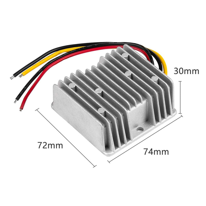 HOMELYLIFE DC DC 12V to 24V Voltage Converter 10A 240W Truck Converter Voltage Limiter Buck Voltage Reducer Converter Stepdown Power Supply Adapter for Car, Bus, Truck, Engine 12V to 24V 10A