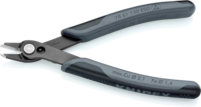 [AUSTRALIA] - Knipex 78 61 140 ESD" Super-Knips Dissipative Diagonal Cutter, Multi-Colour, 140 mm 140 cm Burnished Standard packaging 