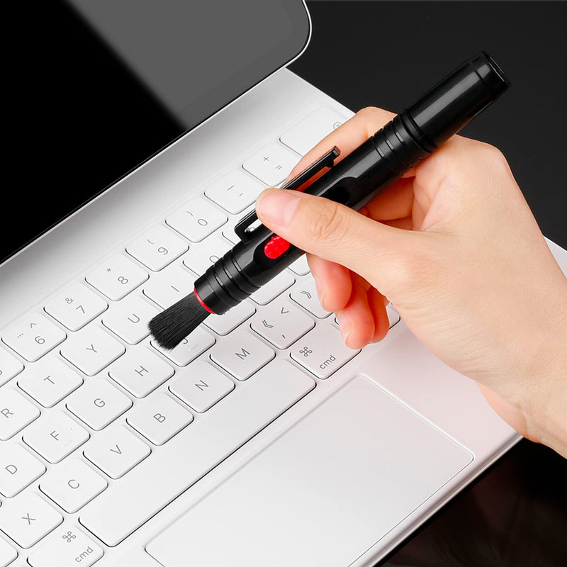 K&F Concept Lens Cleaning Pen with Soft Brush, Double-Sided Carbon Head for Camera Lens, Optical Lens, Glasses, Cosmos/Valve Index /PS4 PS5 VR Headset, Drone Dust and Fingerprint Cleaning Cleaning Pen*1