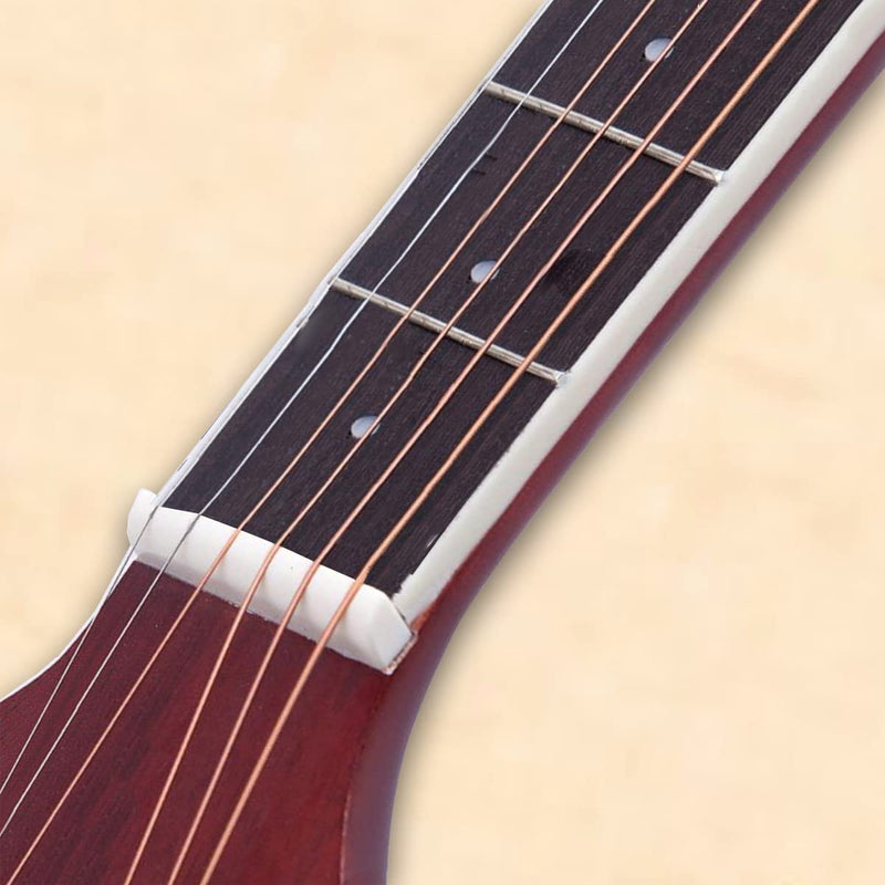 12 Pcs Acoustic Guitar Bridge Pins with Bridge Pin Puller Remover & Guitar Bridge Saddle Nut, Guitar Pegs Replacement Parts and Accessories 12 Pcs Pin Pegs