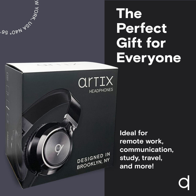 ARTIX Save 15% on CL750 Adult & Kids Wired Headphones with Mic Turquoise & Black Set
