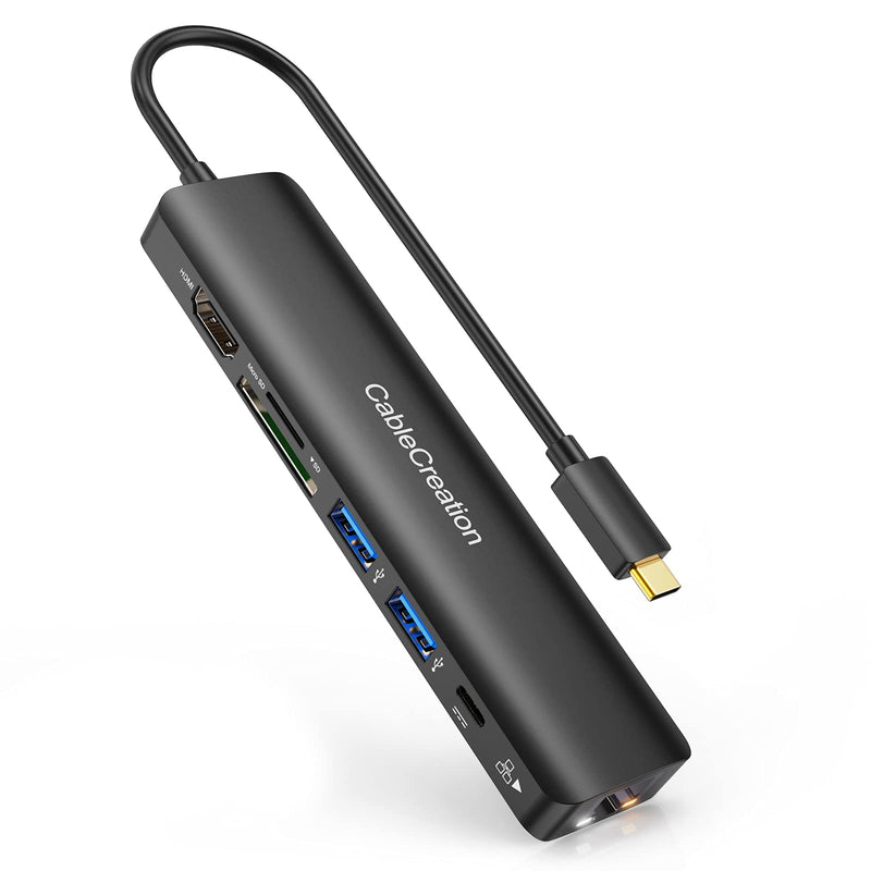 CableCreation 5-in-1 USB-C Hub Bundle with 7 in 1 USB C Hub