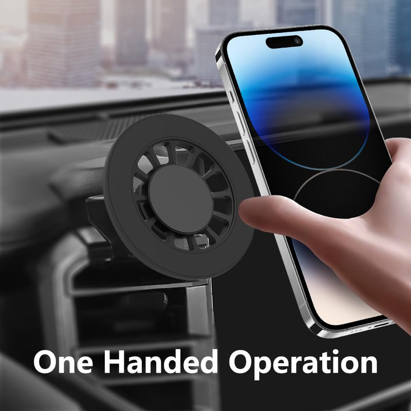 Dodge RAM Trucks Magnetic Phone Mount Fit for Dodge RAM Trucks 2019-2024, Super Stable Magnetic Phone Holder Adjustable Compatible with iPhone 17/16/15/14/13/12/Mini Series