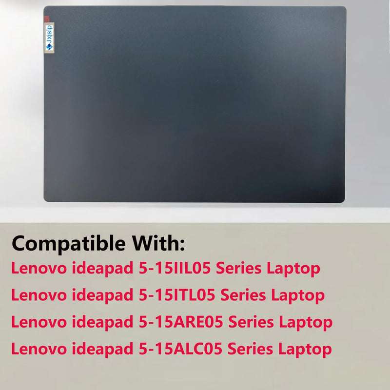 LCD Back Cover for Lenovo IdeaPad 5-15IIL05 5-15ITL05 5-15ARE05 | Fits 5-15ALC05,Rear Top Lid,LCD Display Housing Replacement,Blue,P/N 5CB0Z31048/5CB1B42833/AM1K7000430