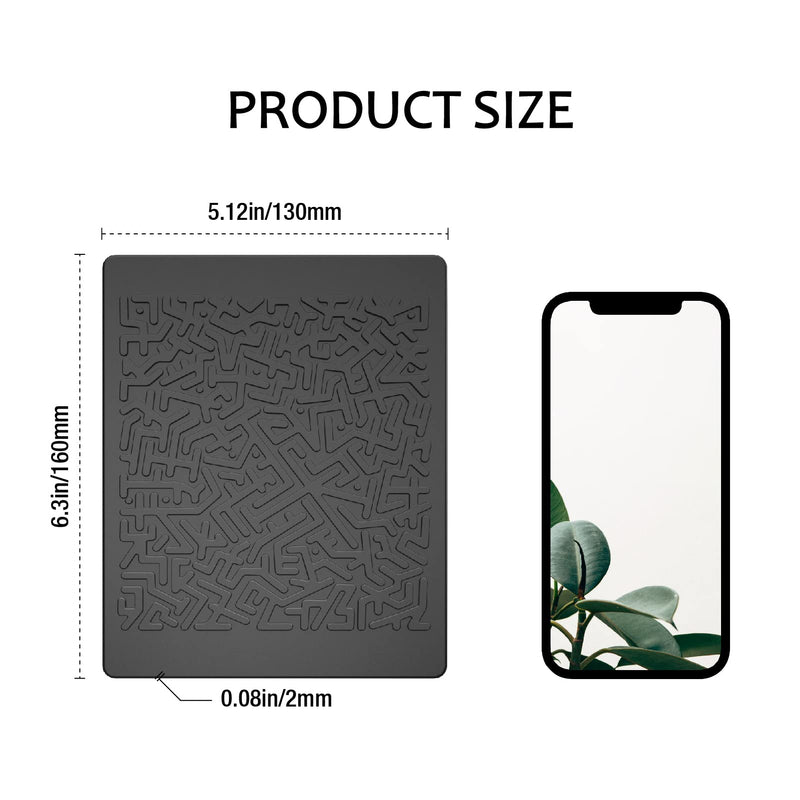[AUSTRALIA] - Anti Slip Pad Sticky Gripping Gel Pad Multifunctional Fixate Non-Slip Mounting Cell Pad, 6.3 x 5.1 inch (2 Pack) 2 Pack 