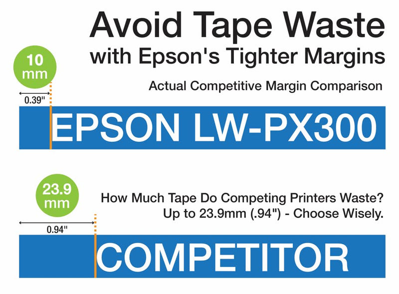 Epson LABELWORKS LW-PX300 Industrial Label Maker for Home and Office – Sticker Labels, Magnetic Tape Compatible, Only Uses 203 and 205 Shrink Tube Tapes, Portable Handheld Label Printer