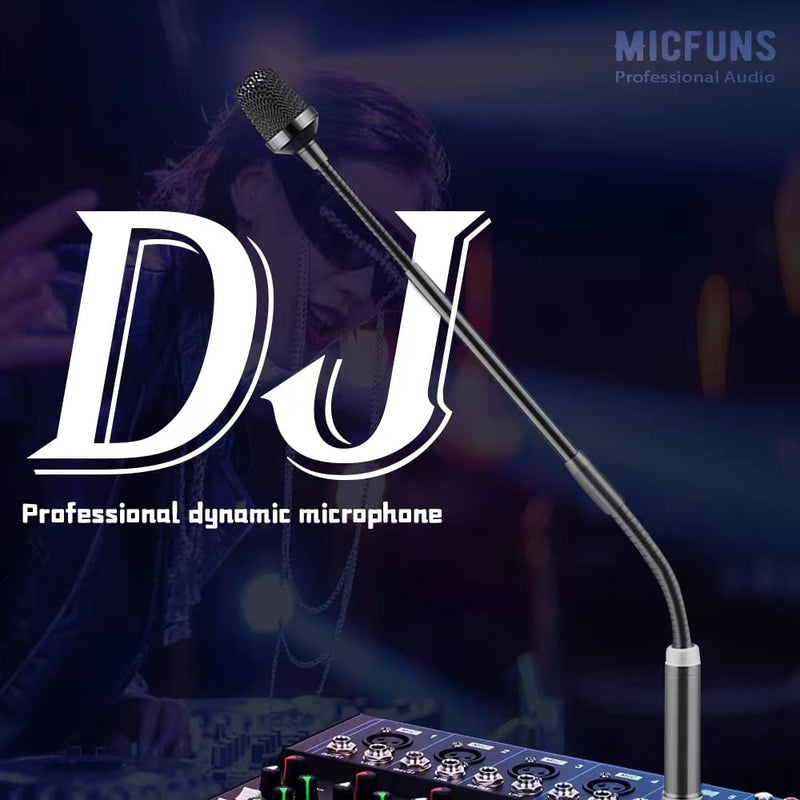 [AUSTRALIA] - Professional Dynamic bob Barker Microphone for DJ Mixer Dedicated Disc Shouting Microphone KTV Bar Gooseneck Mic 