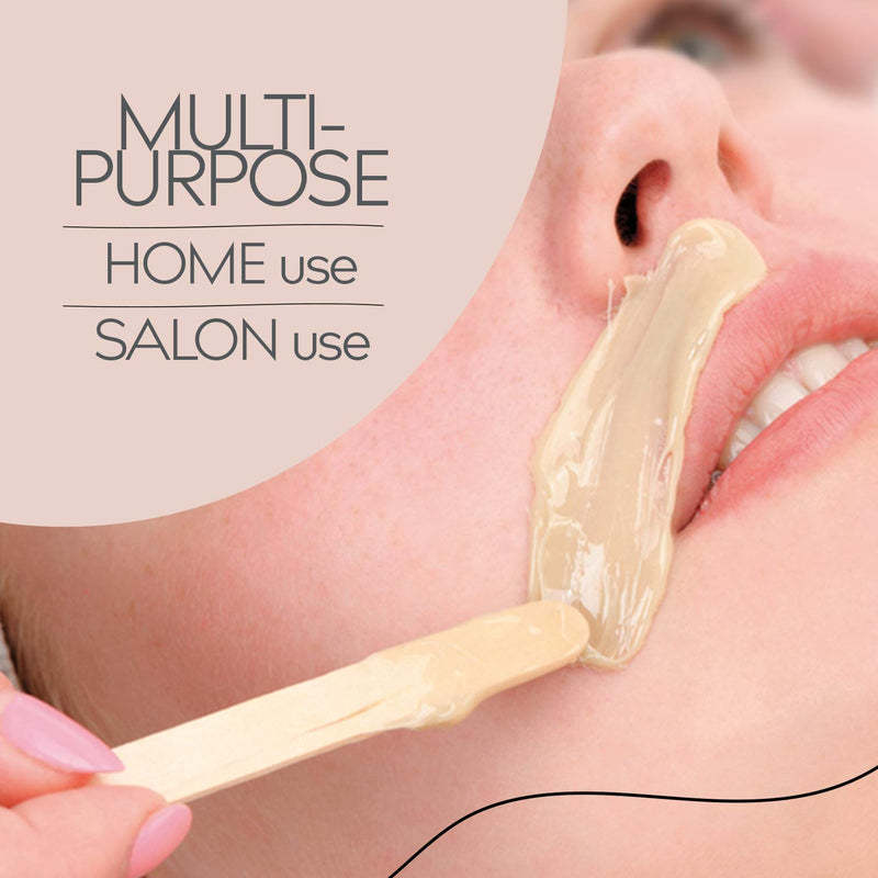 Medrull Wooden Mouth Depressors Pack of 100, 1.8 cm x 15 cm Individually Packed in Paper Bag for Applying Ointments or Waxes for Medical Purposes to Examine the Mouth and Throat Space 1.8cm x 15cm (100 Stück Einzeln verpackt)