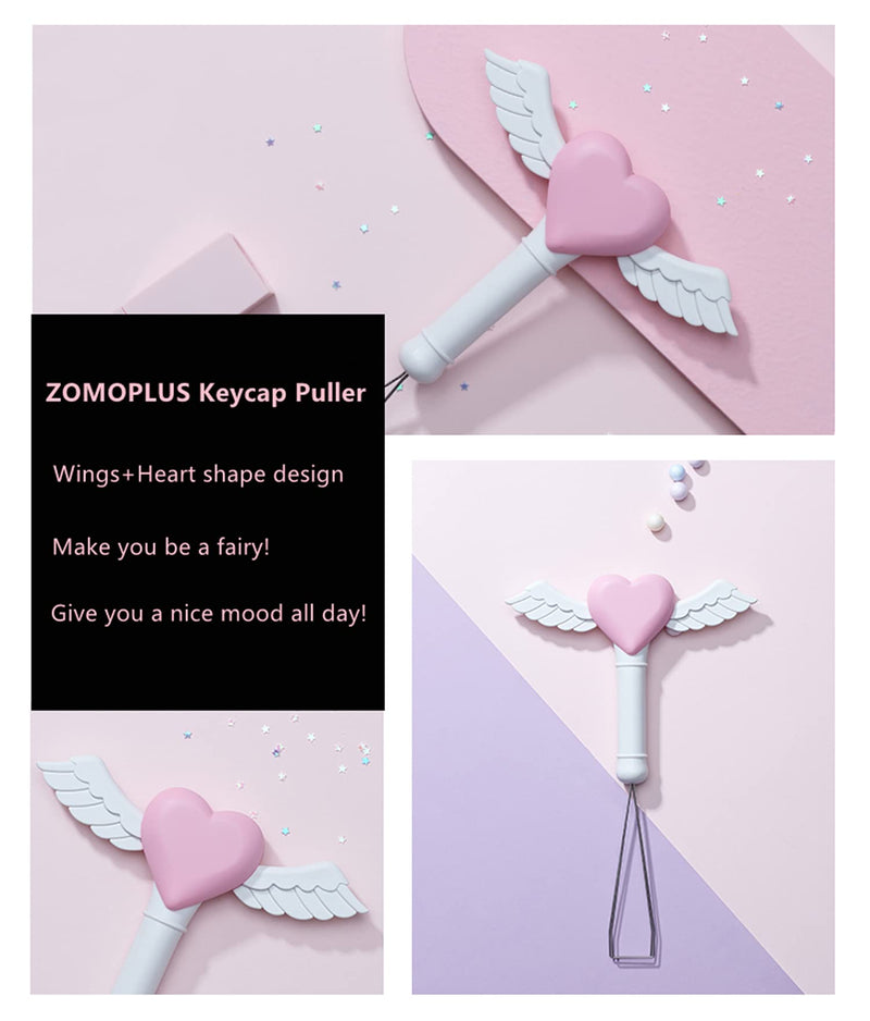 FKZ ZOMOPLUS Keycap Puller,Custom Keycap Puller,Cute Fairy Wand Custom Keycap Puller,Mechanical Keyboard Keycap Removal Tool (Fairy Wand)