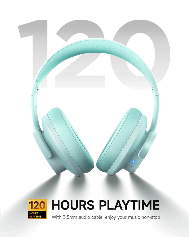 Picun [2PACK] B8 Bluetooth Headphones – Black + Khaki | 120H Playtime | 3 EQ Modes