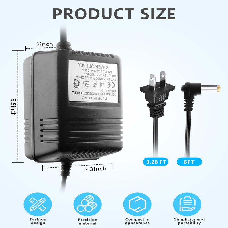 [AUSTRALIA] - Guitar Effect Power Supply AC 9V 2000ma Adapter for Line 6 POD XT Live DL4 Digitech RP GNX Multi Delay Pedal 