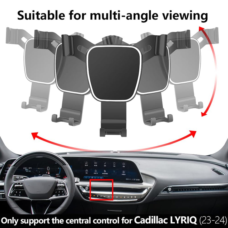 Car Phone Holder for Cadillac Lyriq 2023 2024 2025 2026 Auto Accessories Navigation Bracket Interior Decoration Mobile Cell Phone Mount case