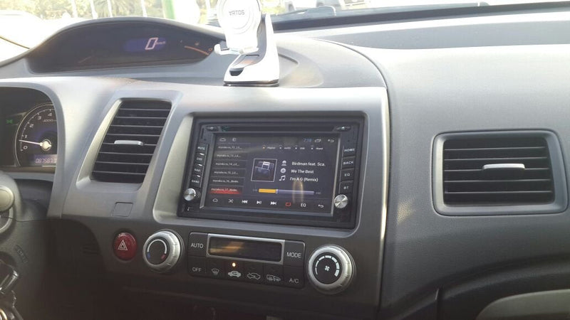 Double Din Radio Stereo Dash Install Mount Trim Kit for Honda Civic 2006-2011 with Wiring Harness Antenna Adapter