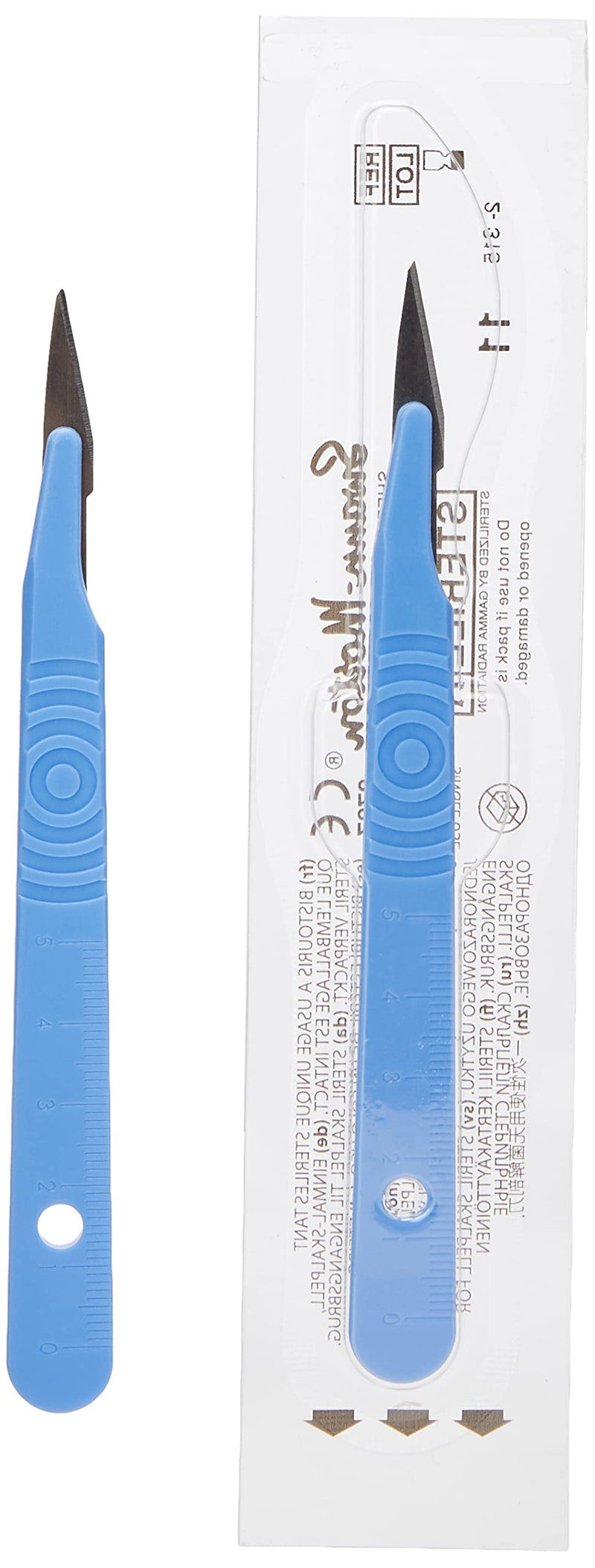 Swann Morton Disposable Scalpel, Sterile, 11 Size (Pack of 10) 11 US