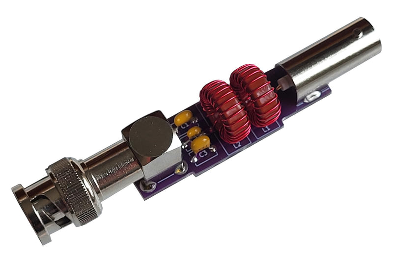 K9DP QRP AM Broadcast Interference BCI Filter Male/Female BNC - Compatible with Xiegu X6100, X5105, G90, G106, SDR receivers, HF Amateur Radios