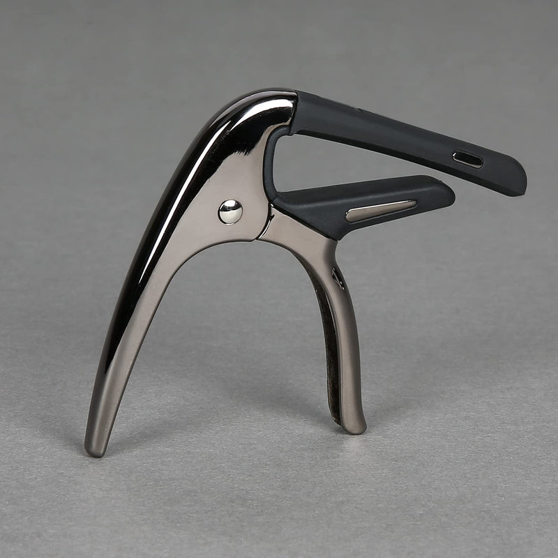 [AUSTRALIA] - Capos for Acoustic Guitars, Electric Guitars and Ukulele, Superior Zinc Alloy and Silicone Made Black 