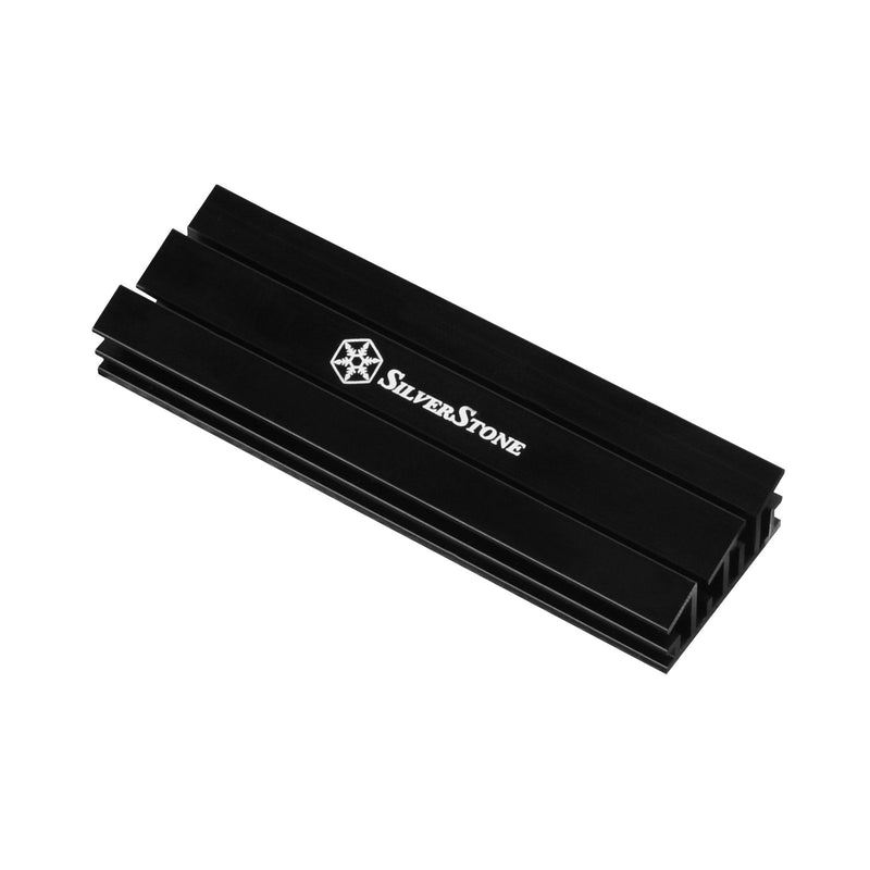SilverStone Technology Aluminum Alloy Heatsink with Multiple Thermal Pads for PCIE NVME M.2 or SATA M.2 TP02-M2
