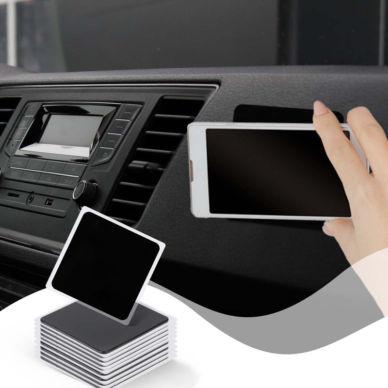 10Pcs Sticky Gel Pads for Car Dashboard Anti-Slip Double Sided Gripping Pads Removable Traceless Gripping Pad Washable Reusable Anti Slip Pad for Car Dashboard Office Home