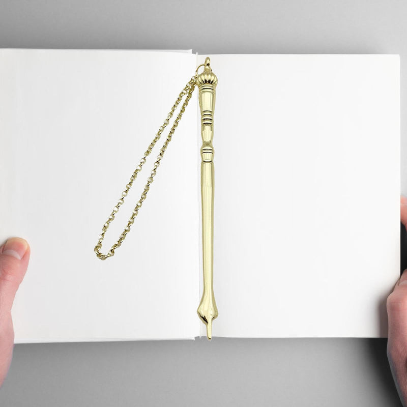 Yad Torah Pointer Bible Pointer Home Decor Zinc Alloy Bible Reading Tool Hand Pointer for Adults Jewish Bar Mitzvah Fireplace, Golden Onion Top