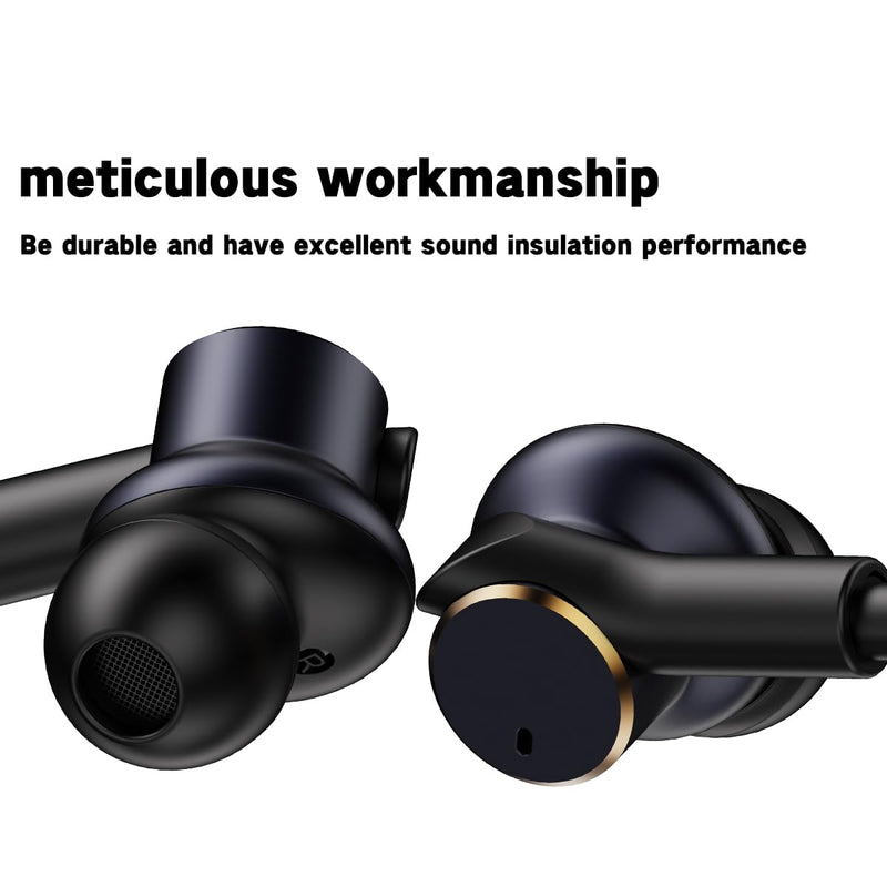 Wired Earphones Immersive Bass Noise Cancellation In-Ear 4-driver Headphone | Wired Earbuds with Microphone noise-canceling call,subwoofer and clear DAC decoded sound Universal USB C 3.5mm plug